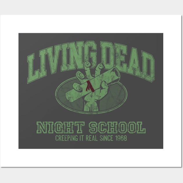 Night School of the Living Dead Wall Art by ACraigL